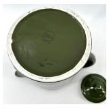 Vintage Hall China Olive Green Teapot Set - Made in USA