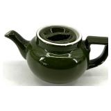 Vintage Hall China Olive Green Teapot Set - Made in USA