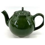 Vintage Hall China Green Teapot Set 391 - Made in USA - Including Teapot With Lid