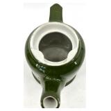 Vintage Hall China Green Teapot Set 391 - Made in USA - Including Teapot With Lid