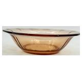 Vintage Amber Jeanette Swan Powder Jar, Candle holders and plates