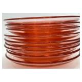 Vintage Pink Depression Glassware Set - Cups & Saucers, Bowls, Plates & Goblets