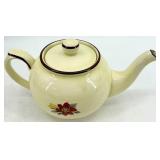 Vintage Set of 4 Teapots - Including Occupied Japan Floral & Sunflower Patterns