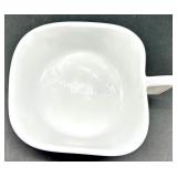 Vintage Fostoria Wistar Milk Glass Compotes, Sugar, Creamer, and More