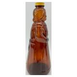 Mrs Butterworth Syrup Bottles - Vintage Amber Glass - QTY 2