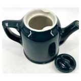 Assorted Vintage Hall China including 461 Teal Creamer and Candle Holders - Made in USA