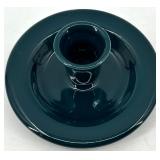 Assorted Vintage Hall China including 461 Teal Creamer and Candle Holders - Made in USA