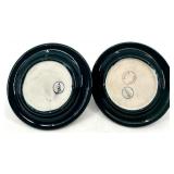 Assorted Vintage Hall China including 461 Teal Creamer and Candle Holders - Made in USA