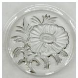 Vintage Jeanette Daisy Pattern Clear Glass Bowls and Candlestick Holders