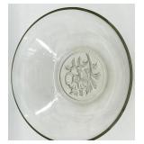 Vintage Jeanette Daisy Pattern Clear Glass Bowls and Candlestick Holders