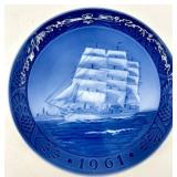 Vintage Royal Copenhagen - Kai Lange - Denmark Blue & White Plates (Lot of 16)