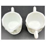 Vintage Westmoreland Paneled Grape Milk Glass Assorted Pieces