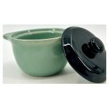 Vintage SYRACUSE China Green Teapot & Covered Bowls Set (5-Piece) USA 89