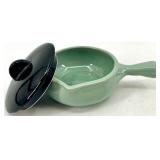 Vintage SYRACUSE China Green Teapot & Covered Bowls Set (5-Piece) USA 89