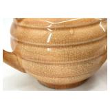 Vintage Brushed McCoy Teapots and Noritake Scenic Sugar & Creamer