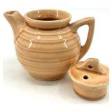 Vintage Brushed McCoy Teapots and Noritake Scenic Sugar & Creamer