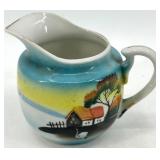 Vintage Brushed McCoy Teapots and Noritake Scenic Sugar & Creamer