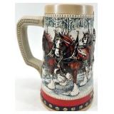 Vintage Budweiser Collectors Series Steins - CeramArte Brazil (Clydesdale & Holiday Sets)