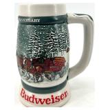 Vintage Budweiser Collectors Series Steins - CeramArte Brazil (Clydesdale & Holiday Sets)