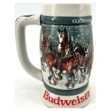 Vintage Budweiser Collectors Series Steins - CeramArte Brazil (Clydesdale & Holiday Sets)
