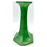 Vintage Art Deco Candlestick Holders  Orange & Green & Red