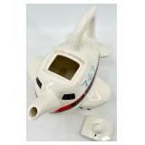 Vintage Elephant Teapot & 747 Jet Plane Teapot - Japan