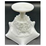 Vintage Westmoreland Milk Glass Paneled Grapevine Pattern - QTY 5