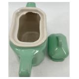Hall Water Pitcher, Hall Covered Creamer & Chefsware Pottery Single-Serving Teapot - Vintage