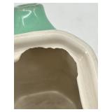 Hall Water Pitcher, Hall Covered Creamer & Chefsware Pottery Single-Serving Teapot - Vintage