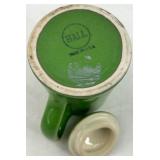 Hall Water Pitcher, Hall Covered Creamer & Chefsware Pottery Single-Serving Teapot - Vintage