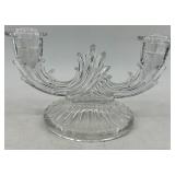 Vintage Crystal Candle Saucer / Bobeche Candelabras - QTY 3