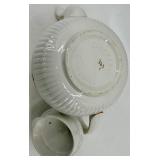 Vintage Hall England Teapots - 3-Piece Set Green, Yellow & Floral White