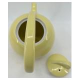 Vintage Hall England Teapots - 3-Piece Set Green, Yellow & Floral White