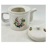 Vintage Arthur Wood Country Flower Teapot - England Floral Pattern Collection, Green Hall Teapot and Floral Teapot