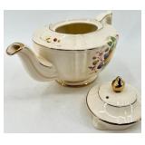 Vintage Arthur Wood Country Flower Teapot - England Floral Pattern Collection, Green Hall Teapot and Floral Teapot