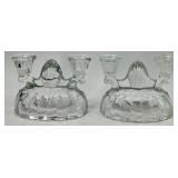 5 Vintage Candle Holder Pairs