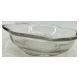Duncan & Miller Clear Crystal Glass Bowl and More - Vintage Collectibles