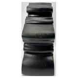 Dept 56 Longhorn Teapots & Cups & Saucers Set - Black w/ Red & Yellow Logos