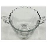 Vintage Cambridge Glass Candlelight Crystal Set - including Clear Compote Bowl, Candlesticks & Plates