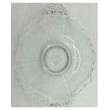 Vintage Cambridge Glass Candlelight Crystal Set - including Clear Compote Bowl, Candlesticks & Plates