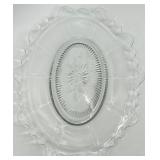 Vintage Cambridge Glass Candlelight Crystal Set - including Clear Compote Bowl, Candlesticks & Plates