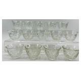 Vintage Hazel Atlas Heritage Punch Cups - 14-Piece Set