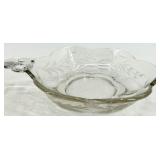 Vintage Fostoria Clear Glassware Set - Assorted Plates, Bowls, Creamer, Sugar & Champagne Flute