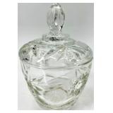 Assorted Vintage Glassware - 2 Wine Glasses, Sugar Jar & Bowls