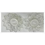 Assorted Vintage Glassware - 2 Wine Glasses, Sugar Jar & Bowls