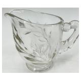 Vintage 14 piece Crystal Glassware Set - Cut-Glass Pitcher, Creamer, Sugar Bowl & Glasses