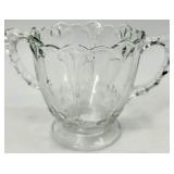 Vintage 14 piece Crystal Glassware Set - Cut-Glass Pitcher, Creamer, Sugar Bowl & Glasses