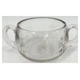 Vintage 14 piece Crystal Glassware Set - Cut-Glass Pitcher, Creamer, Sugar Bowl & Glasses