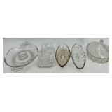 Assorted Vintage Glass - Pressed Pattern