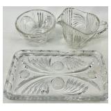 Assorted Vintage Glass - Pressed Pattern